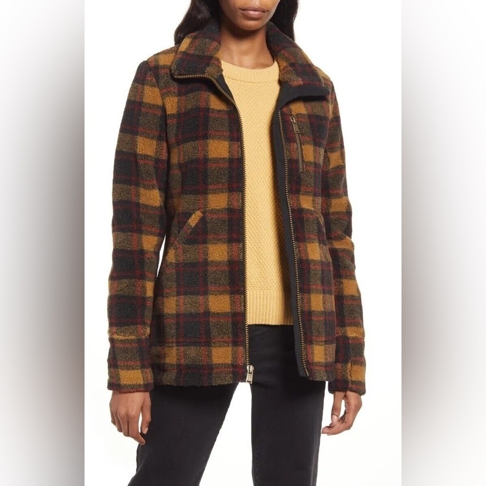 Pendleton Women's Alder Saddle Plaid Fleece Full Zip Jacket
